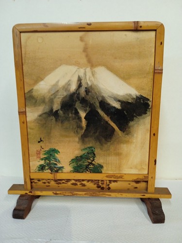 Dipinto giapponese tempera - , su