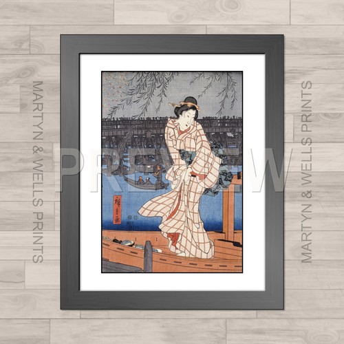 Stampa incorniciata hiroshige - stampa,