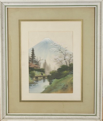 Dipinto vintage giapponese del - giapponese,