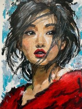 Geisha originale arte donna