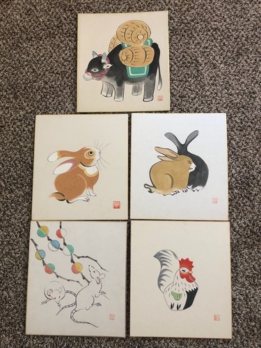 Set dipinti animali - 5,