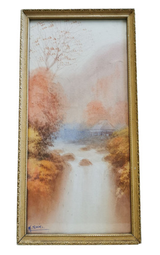 Quadro acquerello giapponese