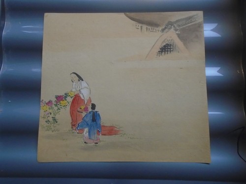 Vintage japanese watercolour - japanese,