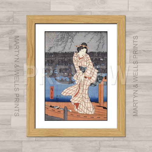 Stampa incorniciata hiroshige - incorniciata,
